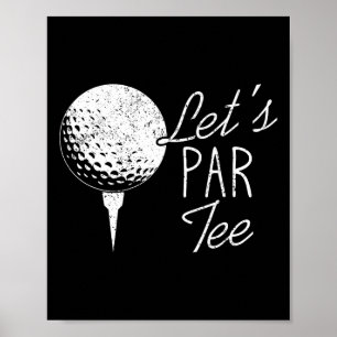 Lustiger Golfspieler Zitat Großartiger Golf Spruch Poster