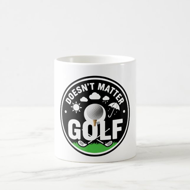 Lustiger Golfspruch für Golfer  Kaffeetasse (Mittel)