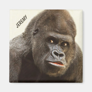 Lustiger Gorilla-Namemagnet Magnet