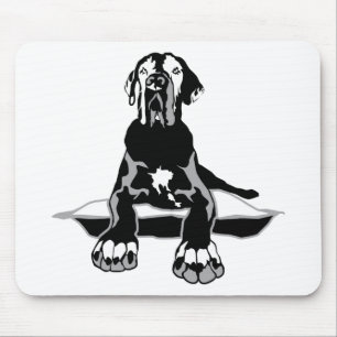 Lustiger Great Dane Ilios Mousepad