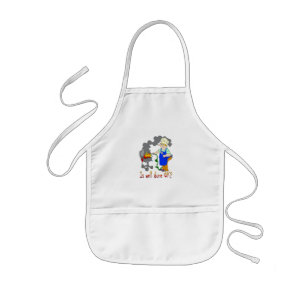 Lustiger Grill-Entwurf - ist gut getan OKAY? Kinderschürze