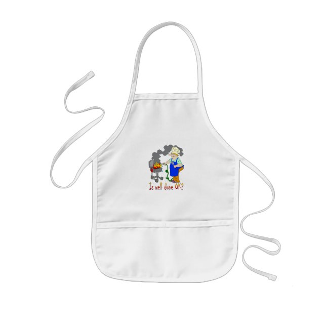 Lustiger Grill-Entwurf - ist gut getan OKAY? Kinderschürze (Vorne)