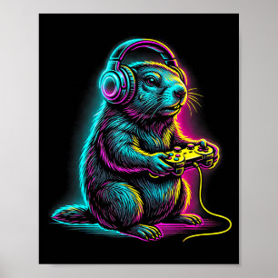 Lustiger Groundhog-Day-Videospiel Groundhog 67 Mem Poster
