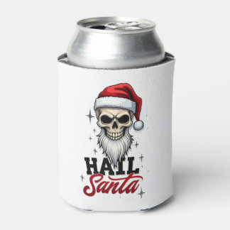 Lustiger Gruß an den Weihnachtsmann Totenkopf Skel Dosenkühler