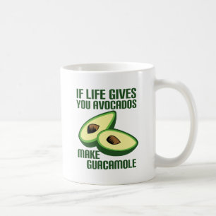 Lustiger Guacamole-Avocado-Witz Kaffeetasse