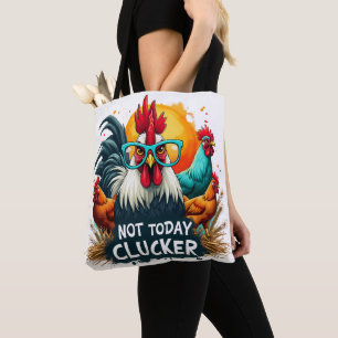 Lustiger Hahn "Nicht heute, Clucker" Farm Life Art Tasche