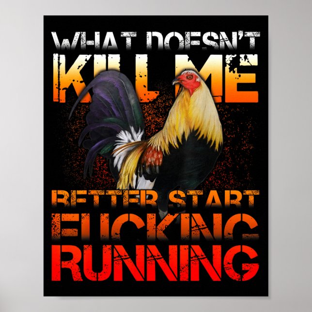 Lustiger Hahnenkampf  Poster (Vorne)