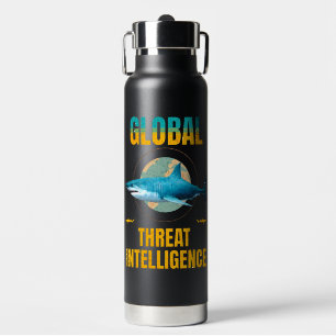 Lustiger Hai Cybersicherheits-Experte Trinkflasche