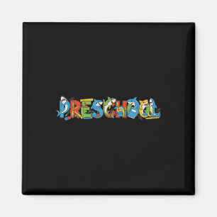 Lustiger Hai Vorschule Pre K Zurück zur Schule Kin Magnet