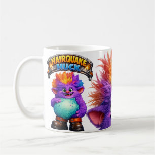 Lustiger Hairquake-Monster  Kaffeetasse