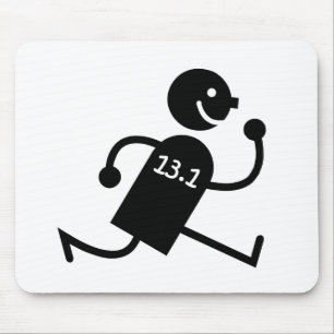 Lustiger Halbmarathon Mousepad