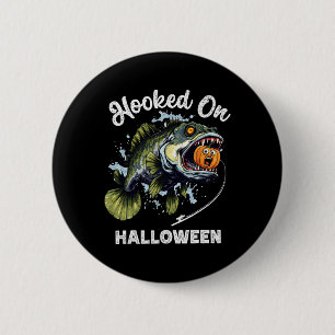 Lustiger Halloween-Angler-Boys Männer Zombie B Fis Button
