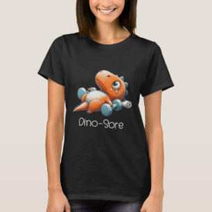 Lustiger Halloween-Dinosaurier wurde positiv auf K T-Shirt