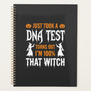 Lustiger Halloween-DNA-Test-Hexen-Grafik Planer