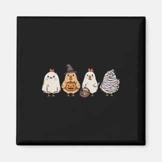 Lustiger Halloween-Geist Gruselige Hühner Geist Hu Magnet