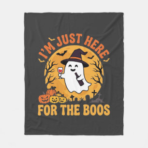 Lustiger Halloween-Geist Ich bin nur wegen der Buh Fleecedecke