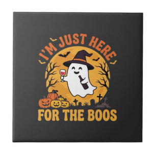 Lustiger Halloween-Geist Ich bin nur wegen der Buh Fliese