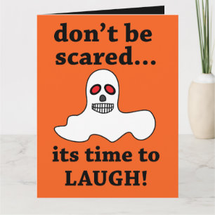 Lustiger Halloween-Geist Karte