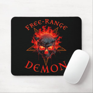 Lustiger Halloween-Höllen-Dämonenschädel - Gothic Mousepad