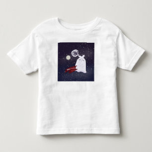 Lustiger Halloween-Humor Überdenkender Geist Kleinkind T-shirt