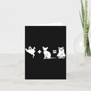 Lustiger Halloween-Hund-Geist Halloween-Hund Karte