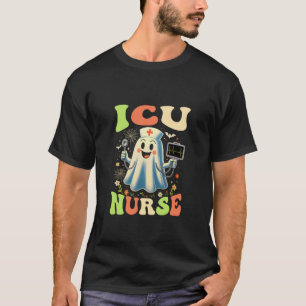 Lustiger Halloween-ICU-Krankenschwester Intensivst T-Shirt