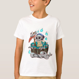 Lustiger Halloween-Kopfhörer T-Shirt