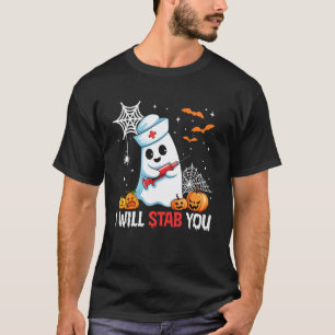 Lustiger Halloween-Krankenschwester Ich Werde Dich T-Shirt