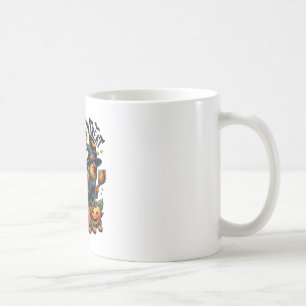 Lustiger Halloween-Küken Oder Kürbis-Behandlung Gr Kaffeetasse
