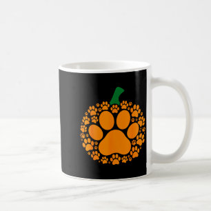 Lustiger Halloween-Kürbis-Pfotenabdruck-Hunde-Lieb Kaffeetasse