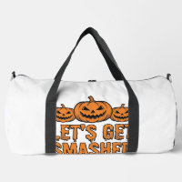 Lustiger Halloween Lasst Uns Zerschmettert Kürbis