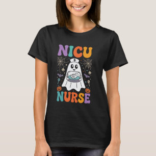 Lustiger Halloween-NICU-Krankenschwester Neugebore T-Shirt
