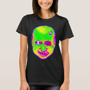 Lustiger Halloween Putin Clown 1980er Retro Art Uk T-Shirt