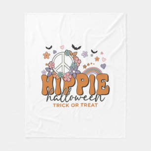 Lustiger Halloween-Spruch Hippie Halloween Fleecedecke