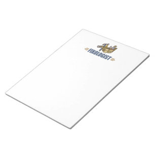 Lustiger Handwerker Notizblock