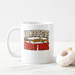 Lustiger Handwerker T-Shirt Kaffeetasse