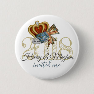 Lustiger Harry und Meghan luden mich königliche Button
