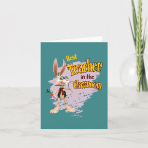 Lustiger Hase Bester Lehrer im Klassenzimmer