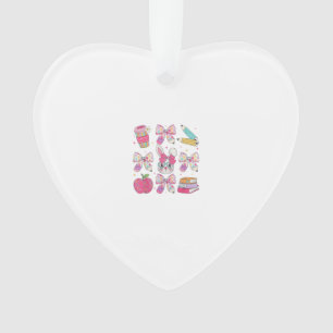 Lustiger Hase Coquette Schleife Kaninchen Lehrer O Ornament