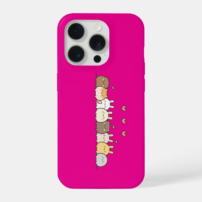 Lustiger Hase iPhone 15 Pro Hülle (Rückseite)