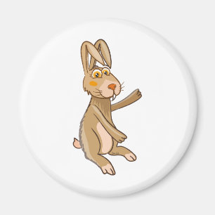 Lustiger Hase Magnet
