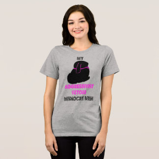 Lustiger Hase mit Geschmack Tri-Blend Shirt