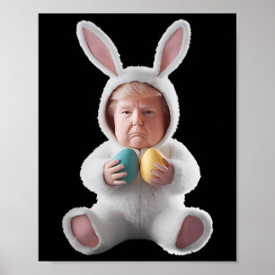 Lustiger Hase Ostern Trump Meme Frohen Ostertag  Poster