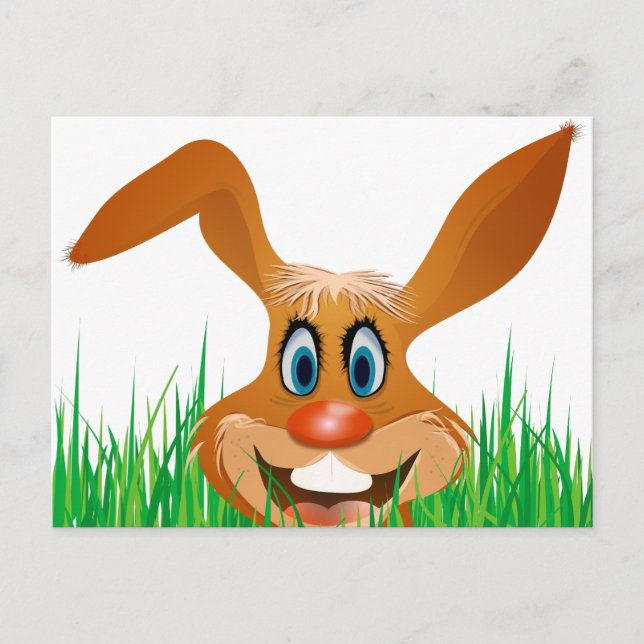 lustiger Hase Postkarte (Vorderseite)
