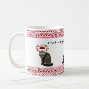 Lustiger hässlicher Weihnachtsbecher - mürrische K Kaffeetasse