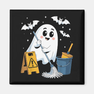 Lustiger Hausmeister Hausmeister Geist Halloween Magnet