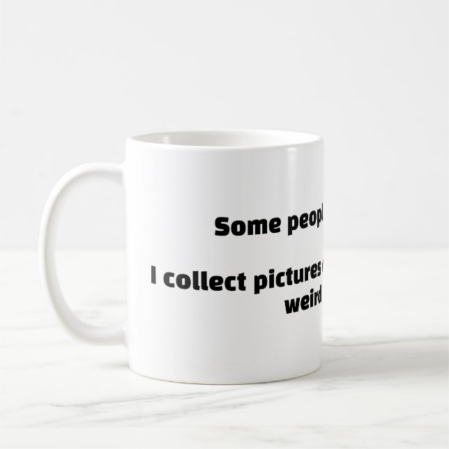 Lustiger Haustier-Humor Kaffeetasse (Links)