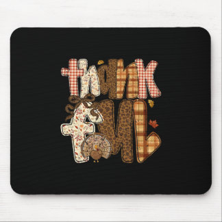 Lustiger Herbst Erntedankfest Truthahn Thanksgivin Mousepad