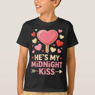Lustiger Hes ist mein Mitternachtskuss Valentinsta T-Shirt