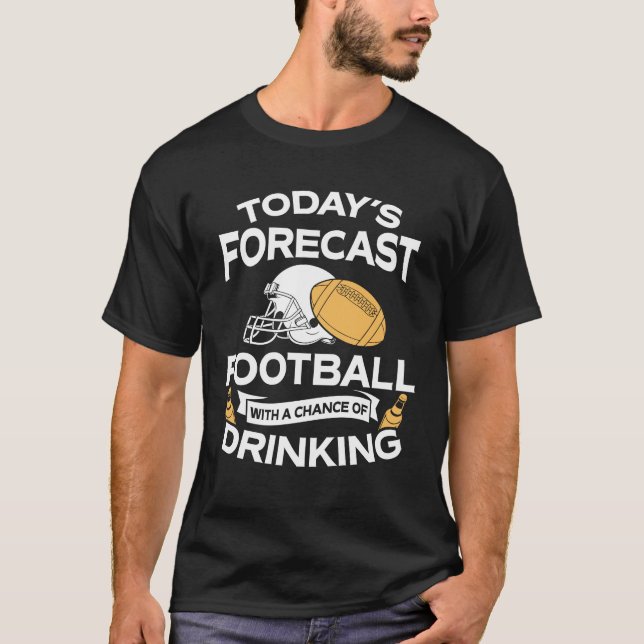 Lustiger heutiger Prognosen-Fußball mit dem T-Shirt (Vorderseite)